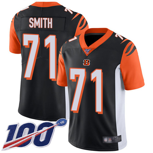 Cincinnati Bengals Limited Black Men Andre Smith Home Jersey NFL Footballl #71 100th Season Vapor Untouchable->cincinnati bengals->NFL Jersey